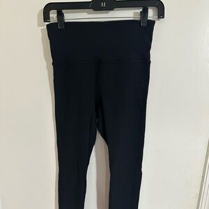Athleta Women’s Black Ribbed Leggings